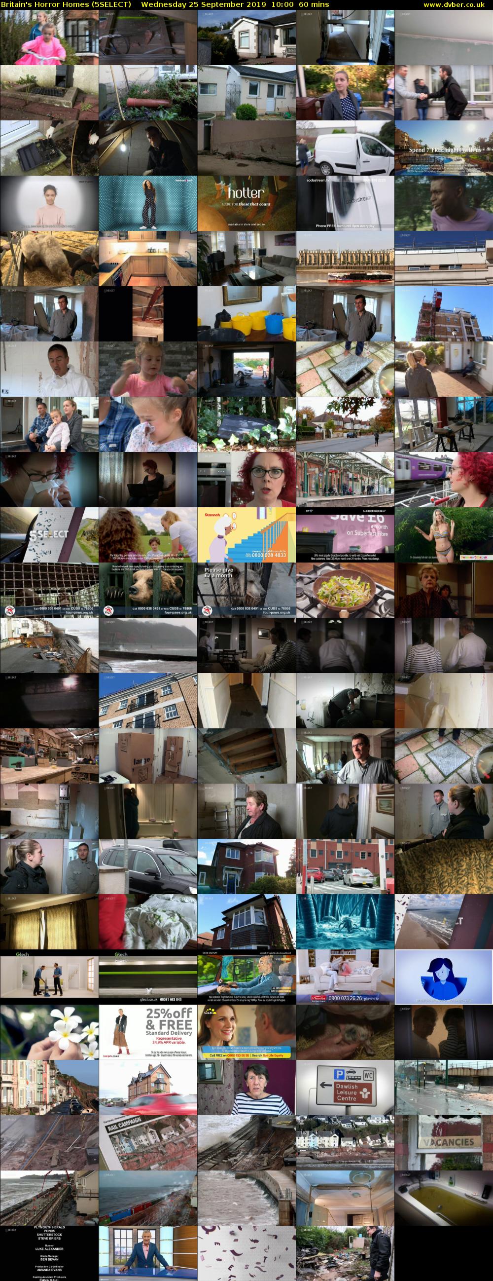 Britain's Horror Homes (5SELECT) Wednesday 25 September 2019 10:00 - 11:00
