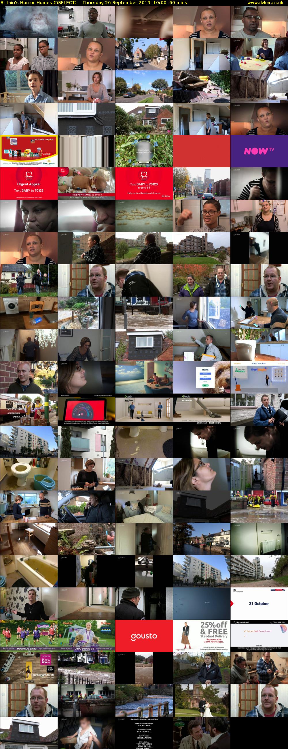Britain's Horror Homes (5SELECT) Thursday 26 September 2019 10:00 - 11:00