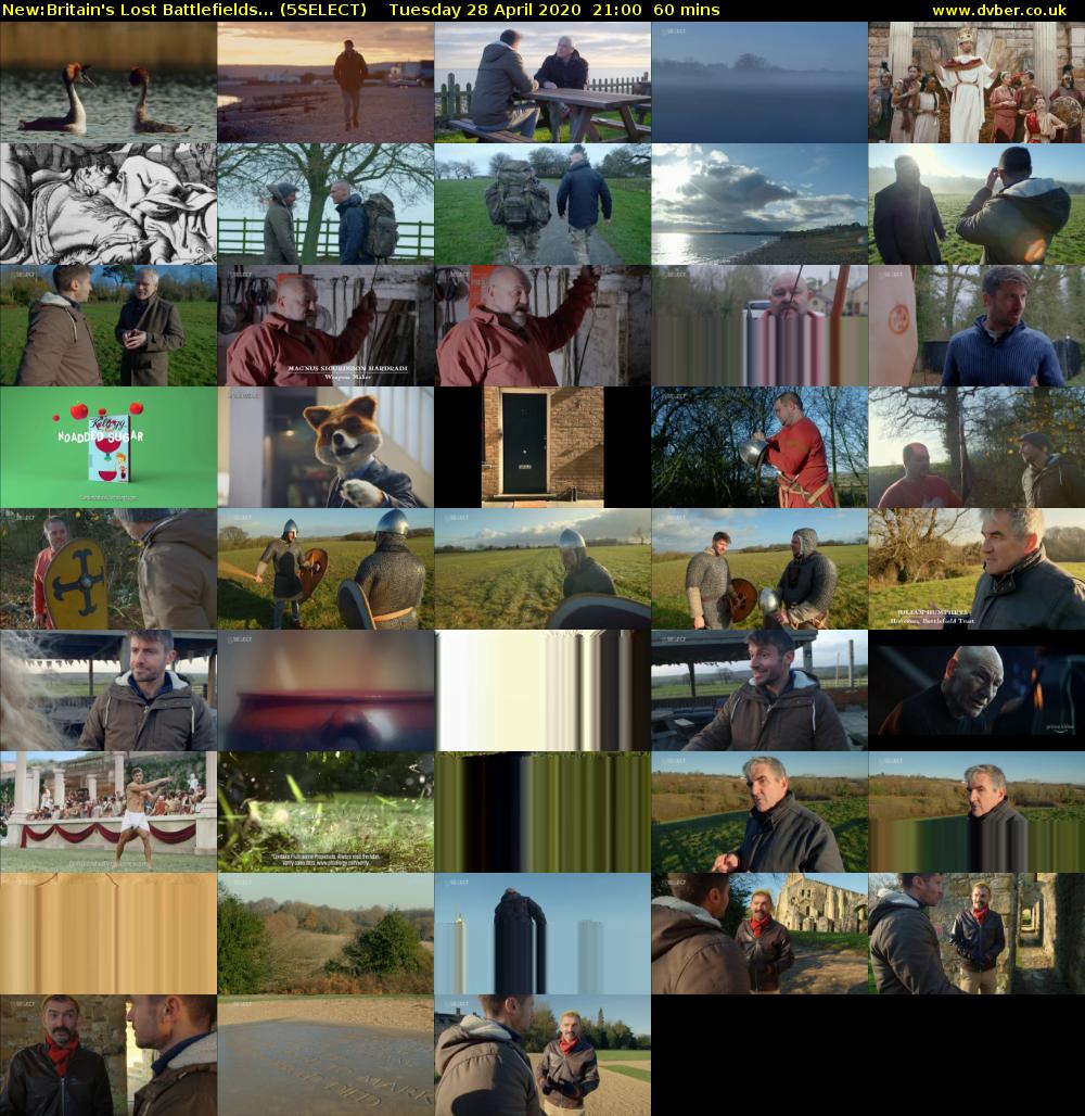 Britain's Lost Battlefields... (5SELECT) Tuesday 28 April 2020 21:00 - 22:00