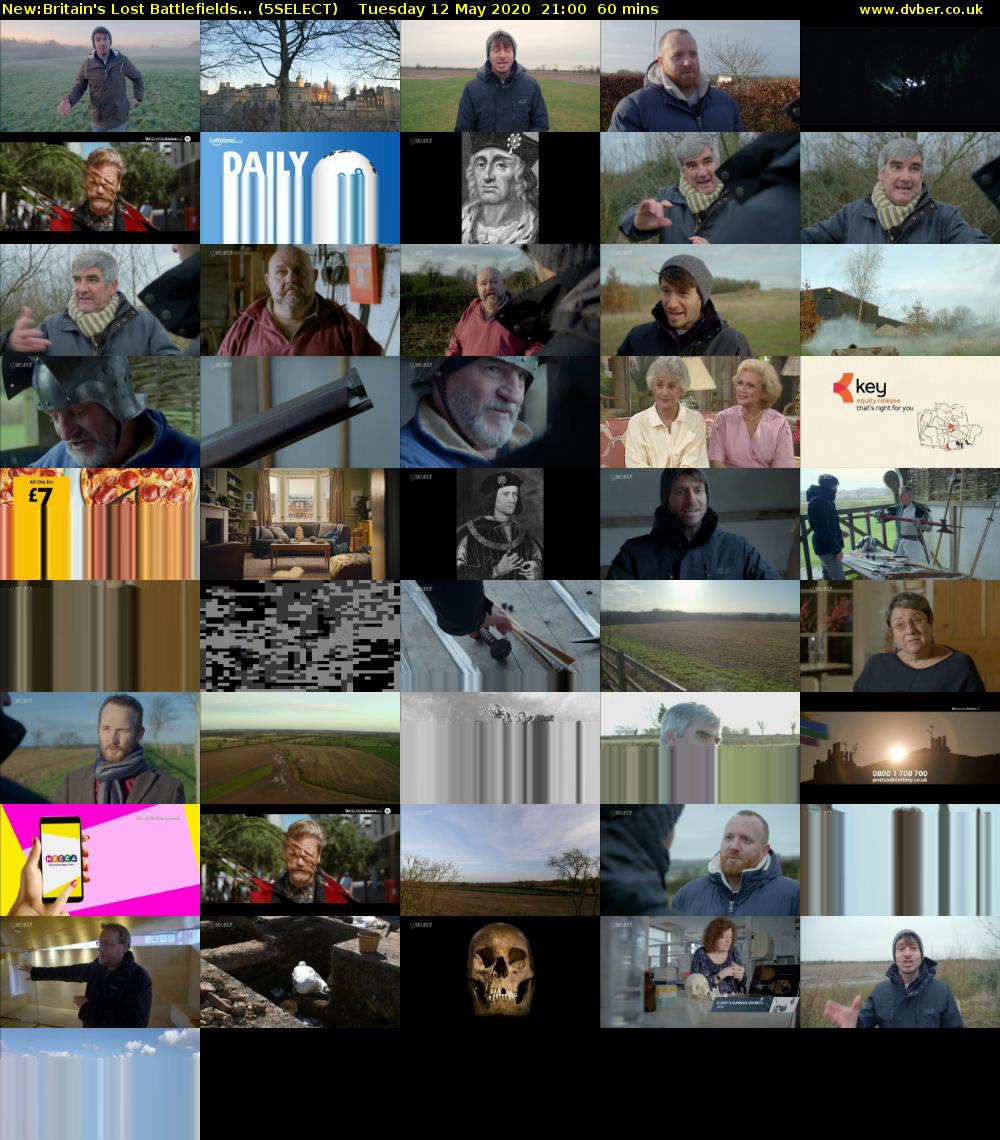 Britain's Lost Battlefields... (5SELECT) Tuesday 12 May 2020 21:00 - 22:00