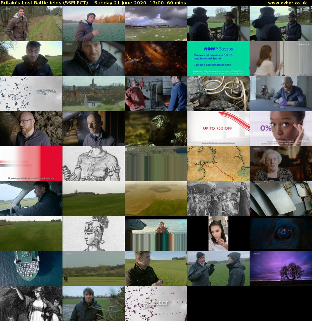 Britain's Lost Battlefields (5SELECT) Sunday 21 June 2020 17:00 - 18:00