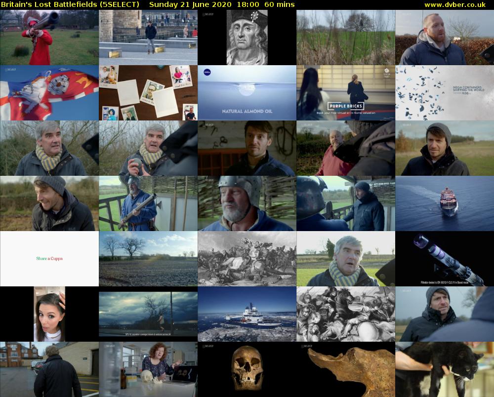 Britain's Lost Battlefields (5SELECT) Sunday 21 June 2020 18:00 - 19:00