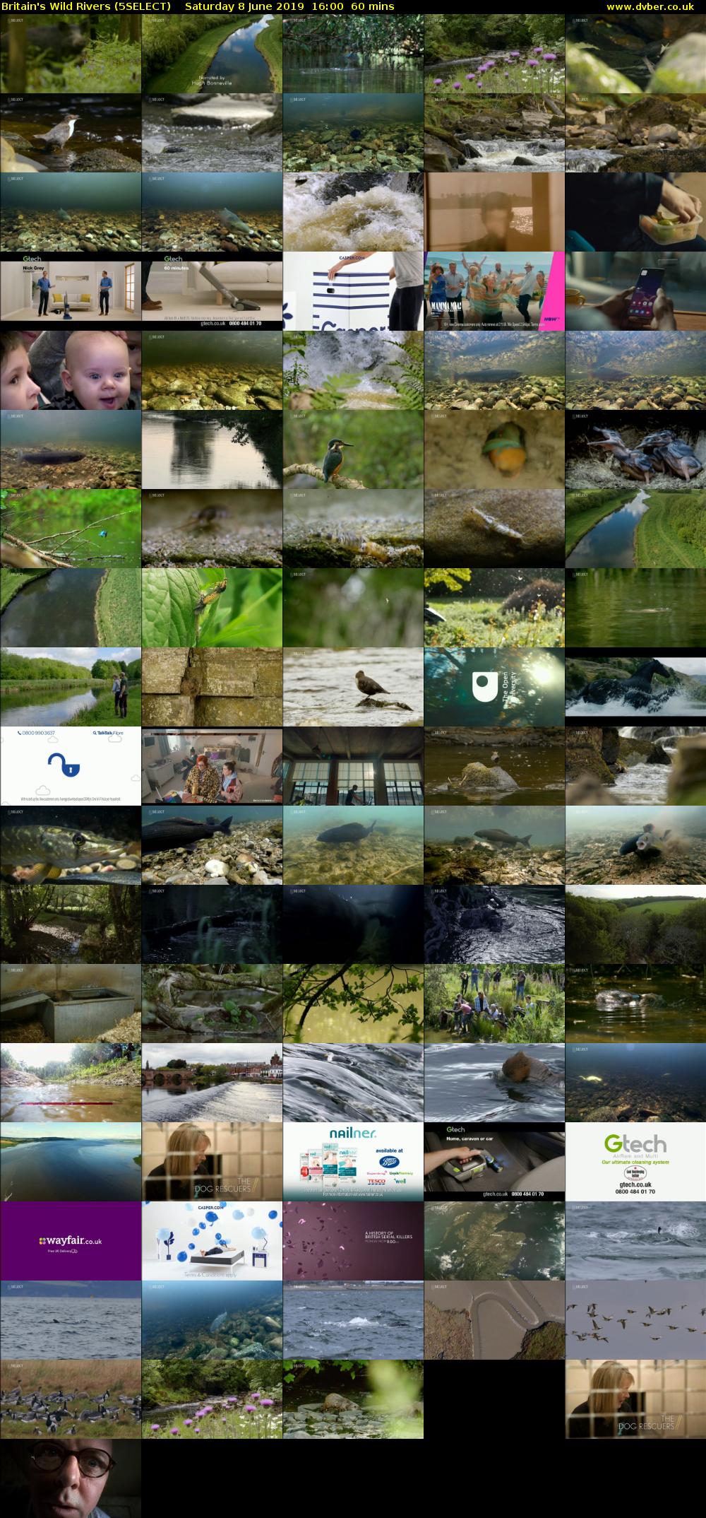 Britain's Wild Rivers (5SELECT) Saturday 8 June 2019 16:00 - 17:00