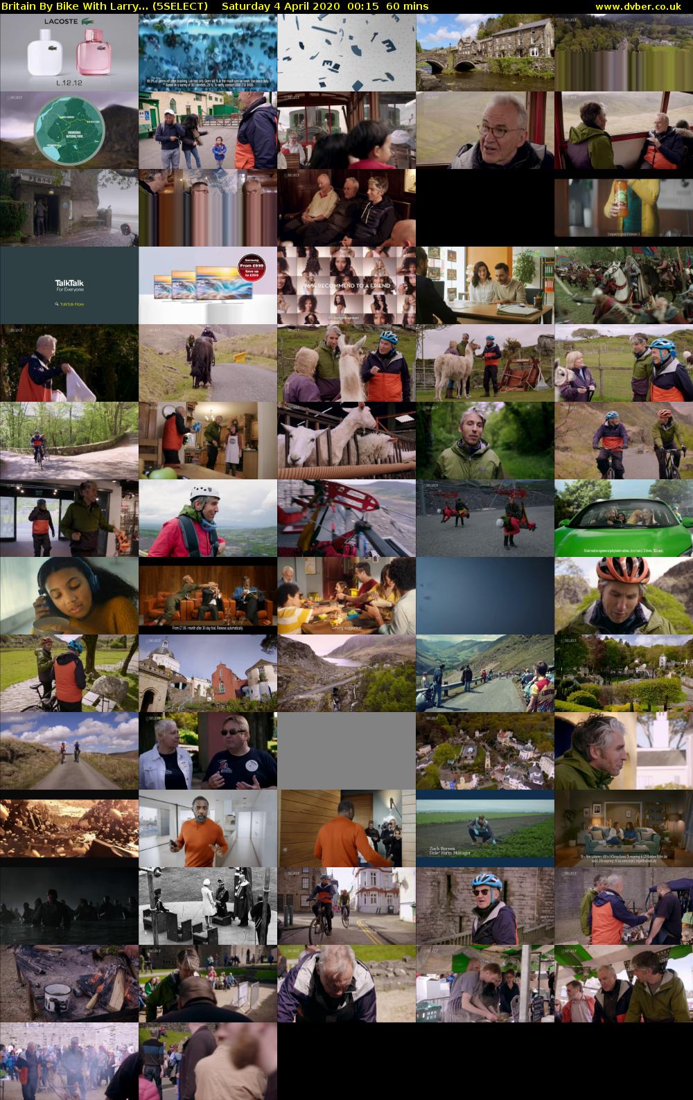 Britain By Bike With Larry... (5SELECT) Saturday 4 April 2020 00:15 - 01:15
