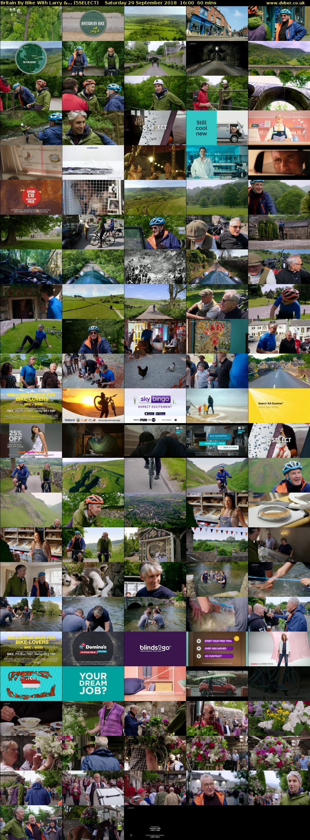 Britain By Bike With Larry &... (5SELECT) Saturday 29 September 2018 16:00 - 17:00