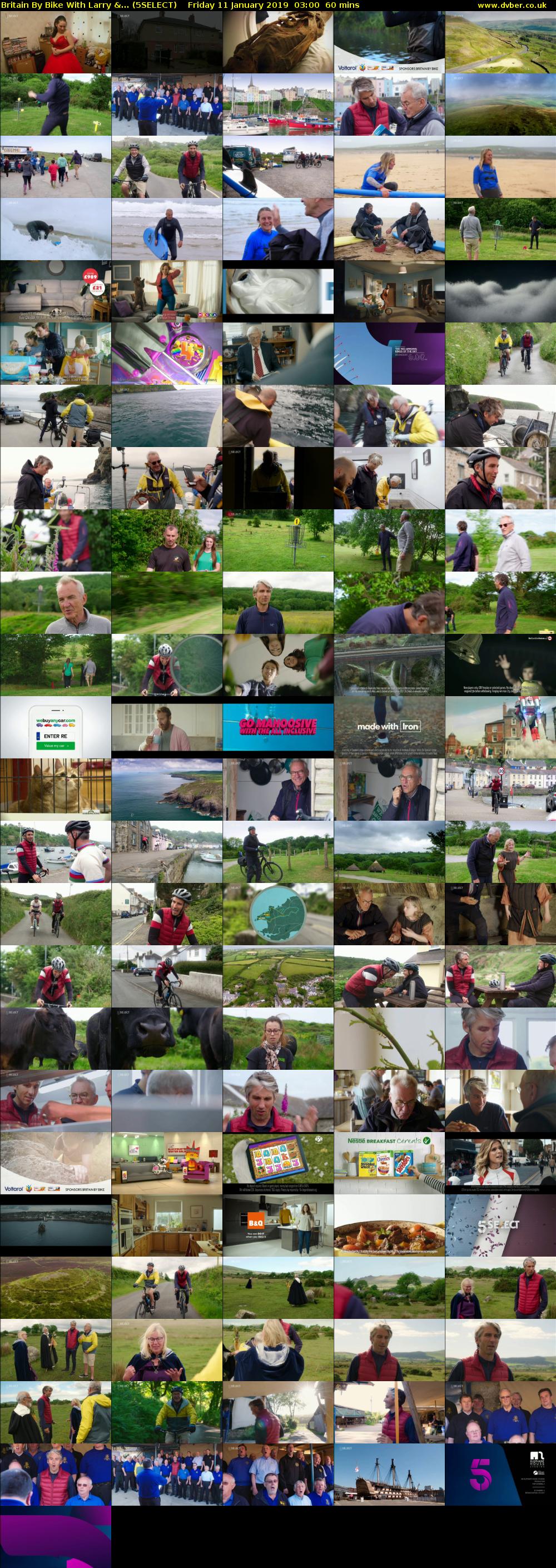 Britain By Bike With Larry &... (5SELECT) Friday 11 January 2019 03:00 - 04:00