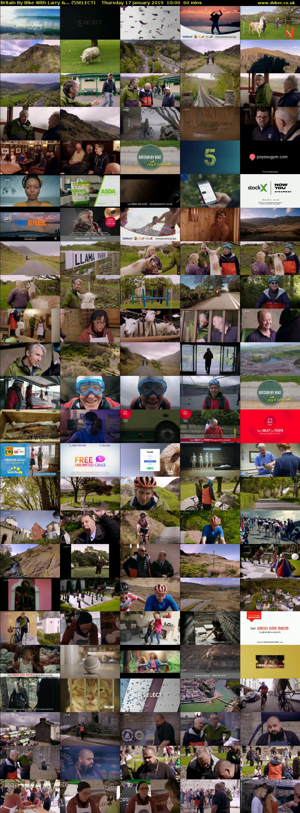 Britain By Bike With Larry &... (5SELECT) Thursday 17 January 2019 10:00 - 11:00