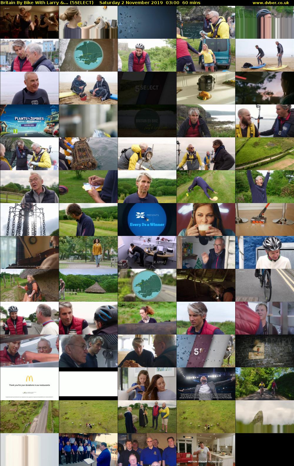 Britain By Bike With Larry &... (5SELECT) Saturday 2 November 2019 03:00 - 04:00