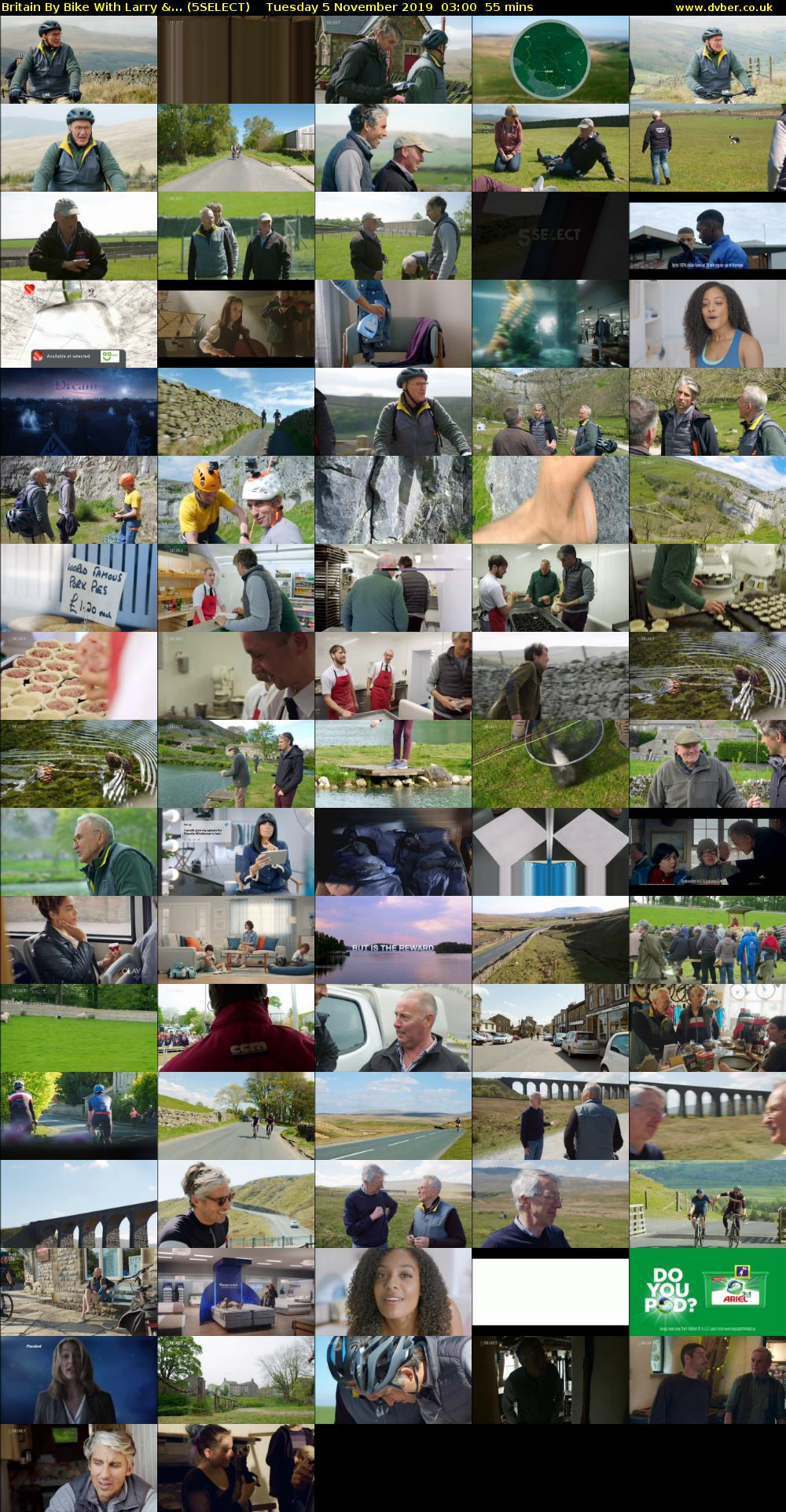 Britain By Bike With Larry &... (5SELECT) Tuesday 5 November 2019 03:00 - 03:55