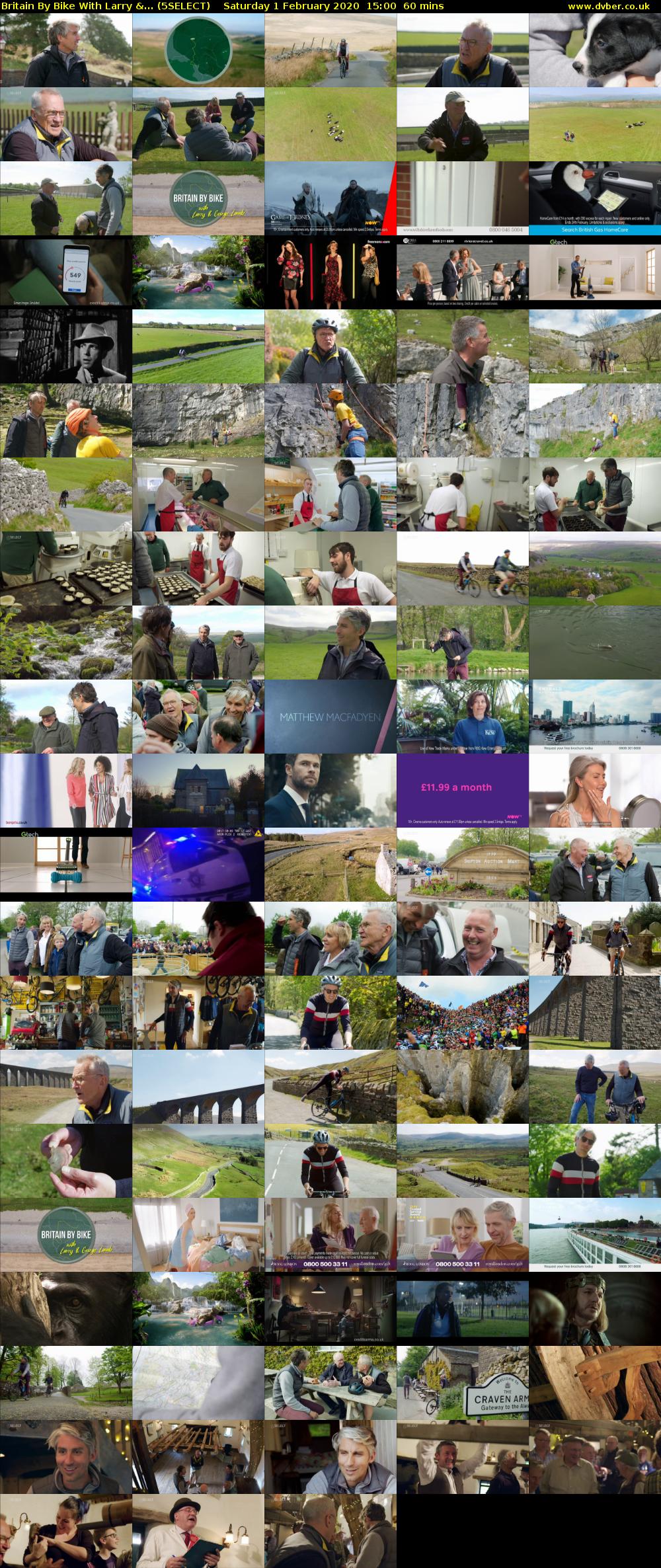 Britain By Bike With Larry &... (5SELECT) Saturday 1 February 2020 15:00 - 16:00