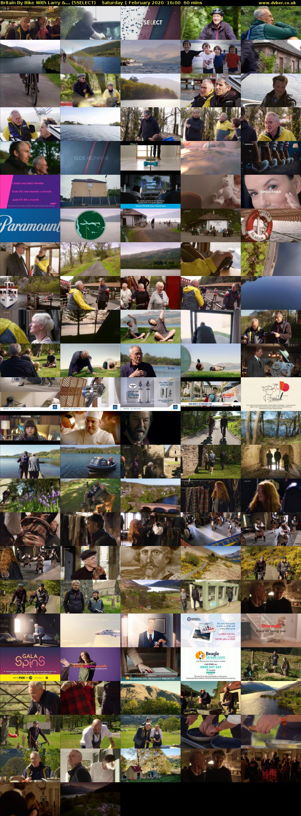 Britain By Bike With Larry &... (5SELECT) Saturday 1 February 2020 16:00 - 17:00