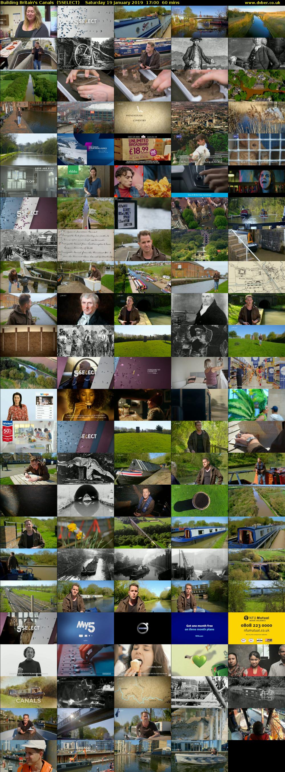 Building Britain's Canals  (5SELECT) Saturday 19 January 2019 17:00 - 18:00