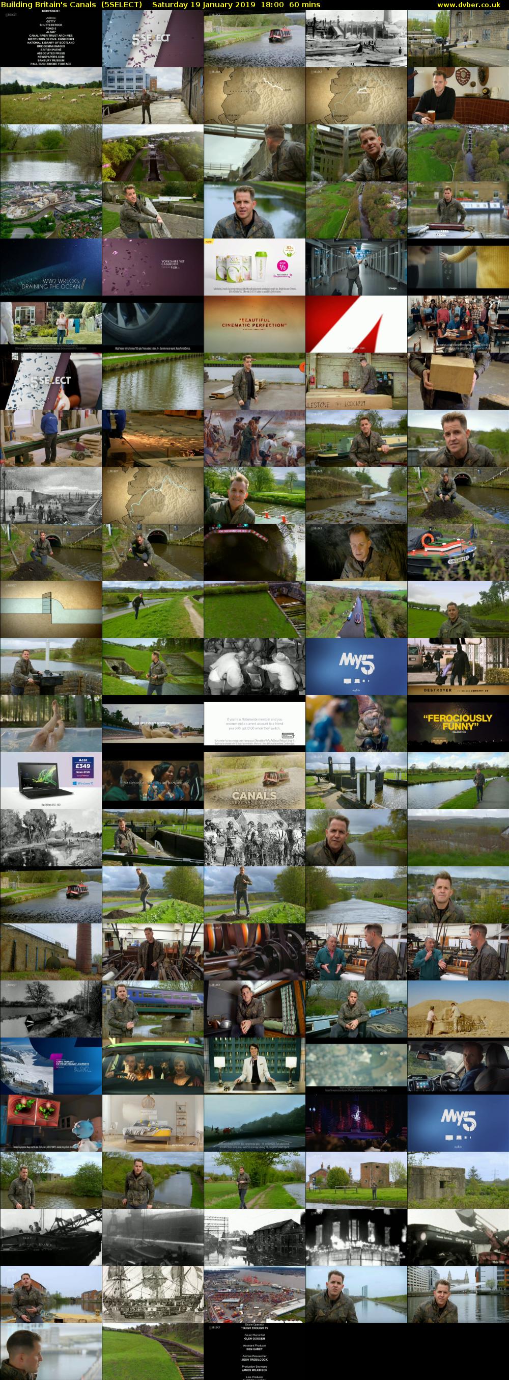 Building Britain's Canals  (5SELECT) Saturday 19 January 2019 18:00 - 19:00