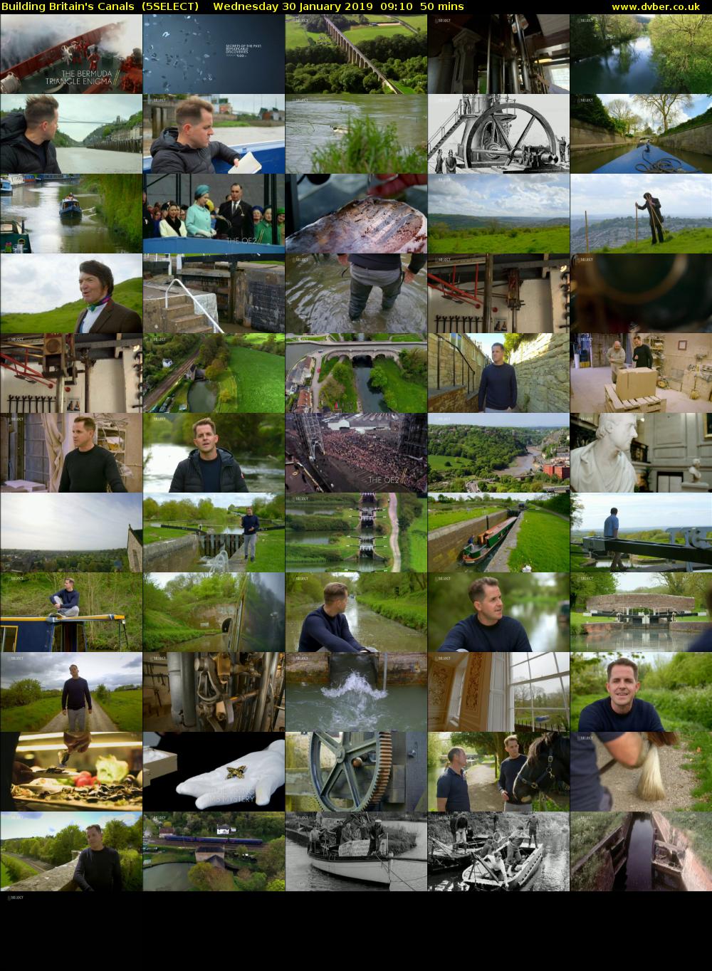 Building Britain's Canals  (5SELECT) Wednesday 30 January 2019 09:10 - 10:00