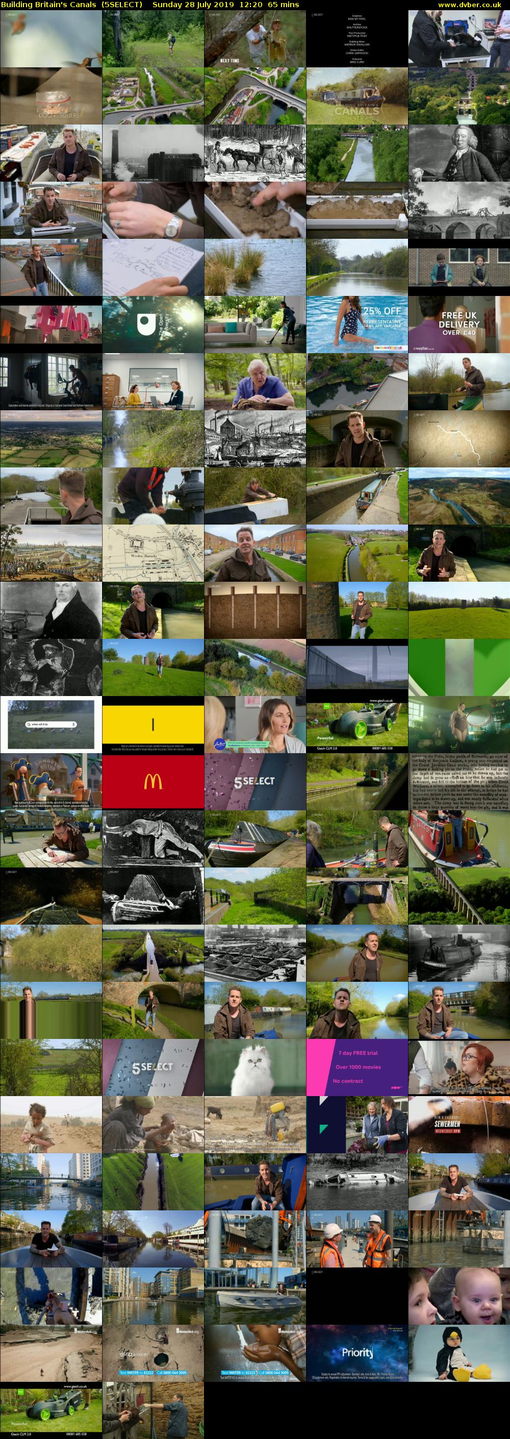 Building Britain's Canals  (5SELECT) Sunday 28 July 2019 12:20 - 13:25