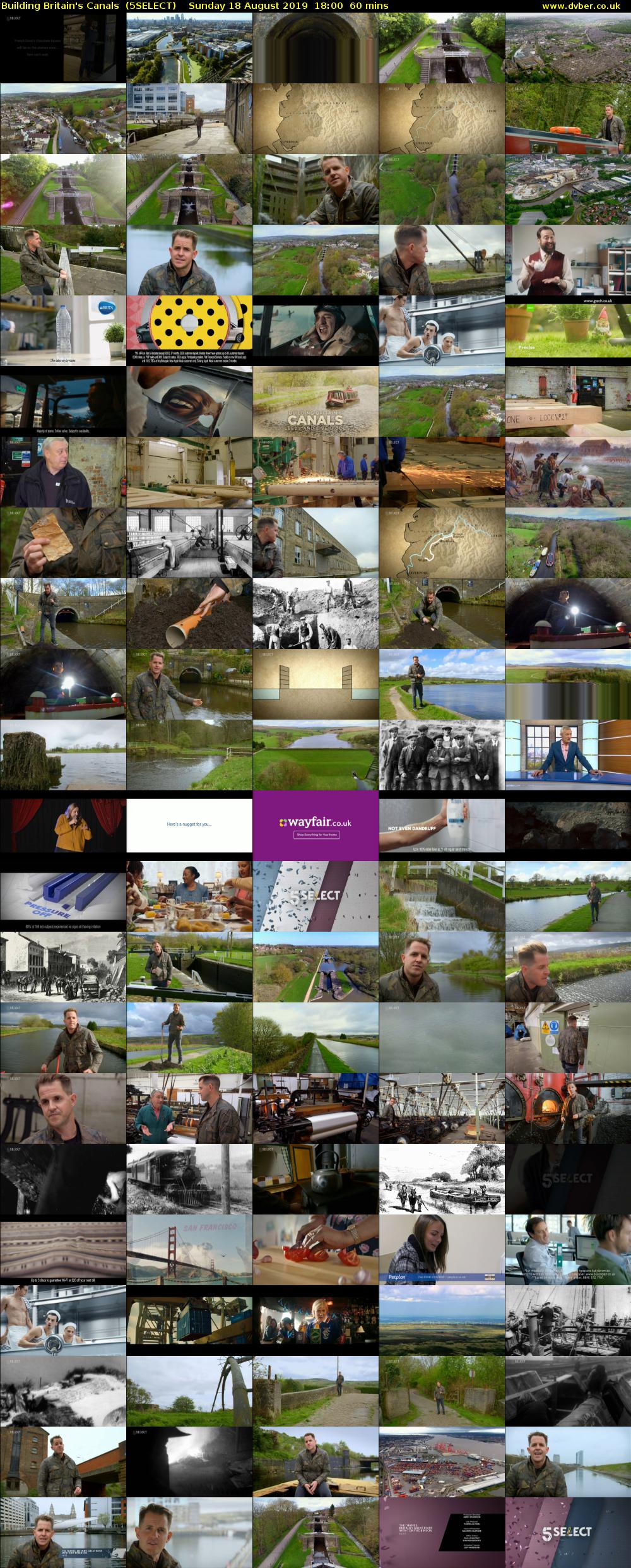 Building Britain's Canals  (5SELECT) Sunday 18 August 2019 18:00 - 19:00