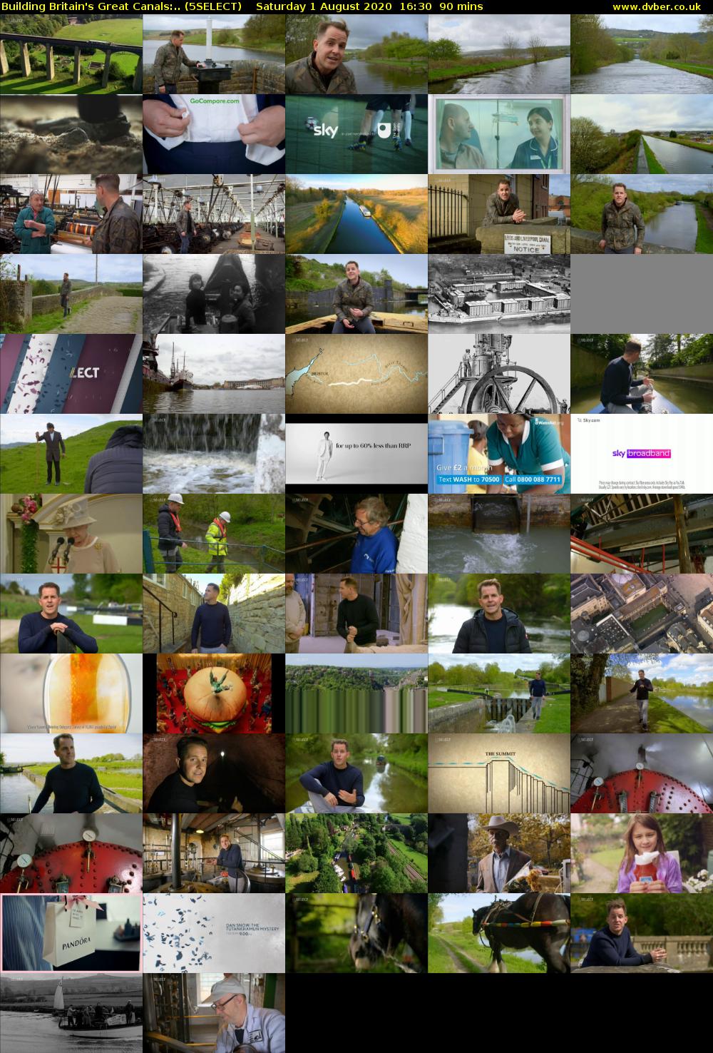 Building Britain's Great Canals:.. (5SELECT) Saturday 1 August 2020 16:30 - 18:00