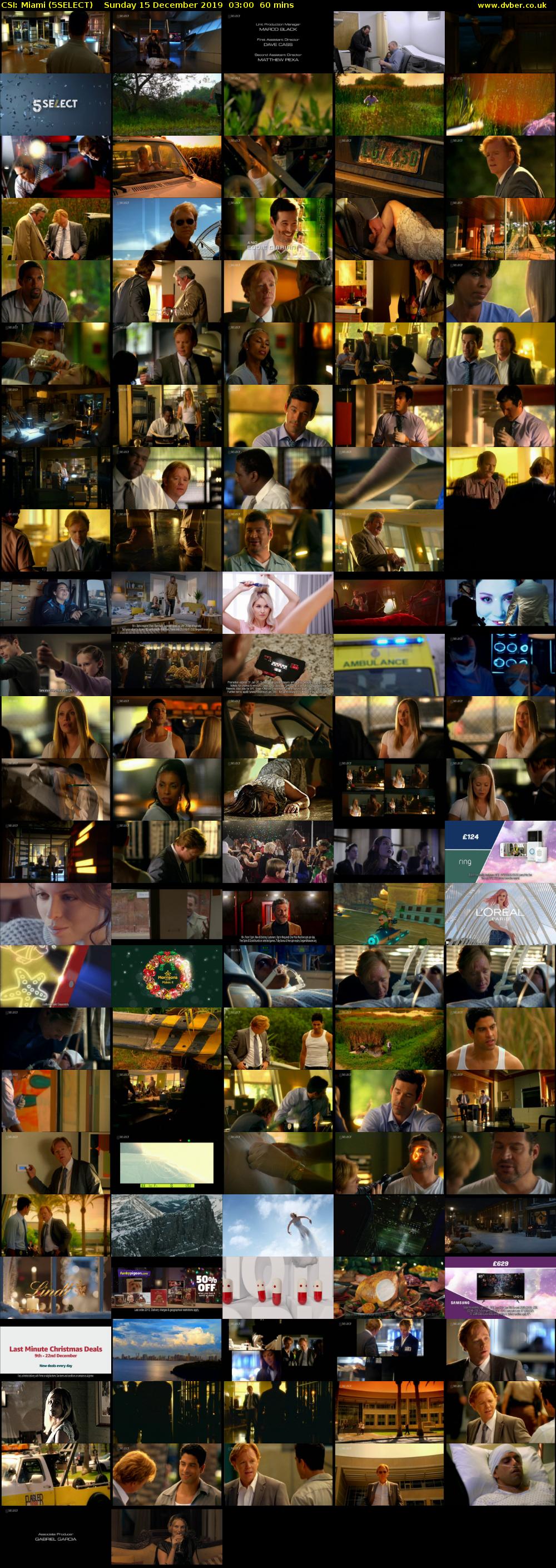 CSI: Miami (5SELECT) Sunday 15 December 2019 03:00 - 04:00