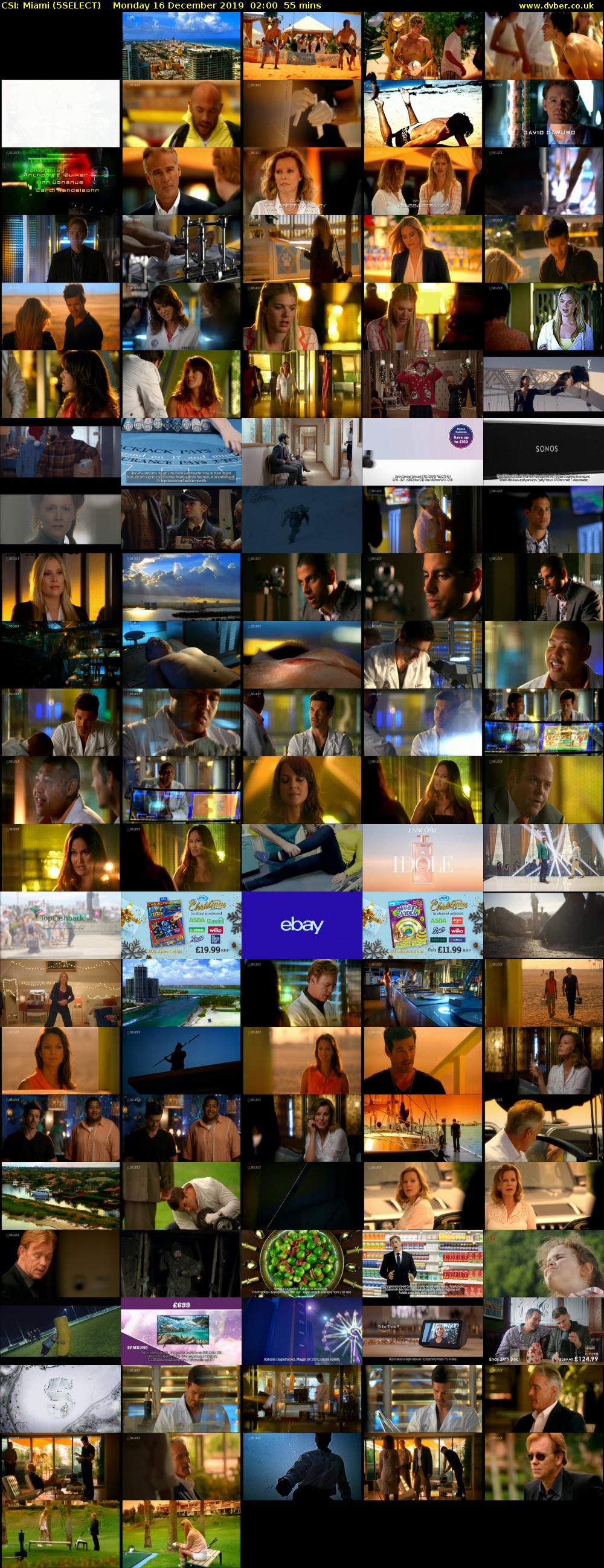 CSI: Miami (5SELECT) Monday 16 December 2019 02:00 - 02:55