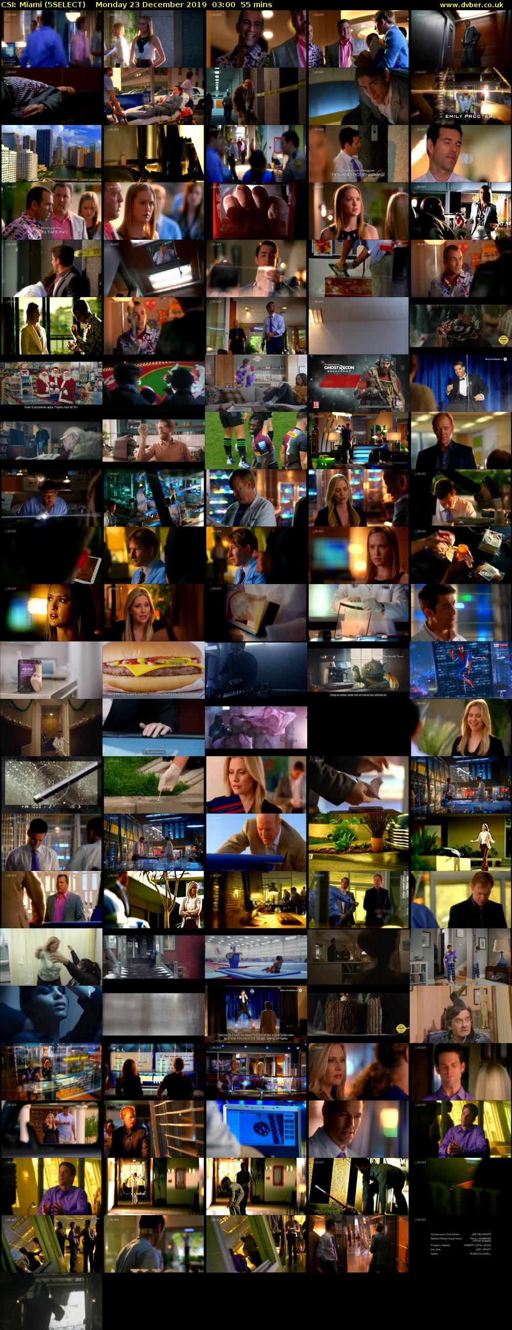 CSI: Miami (5SELECT) Monday 23 December 2019 03:00 - 03:55