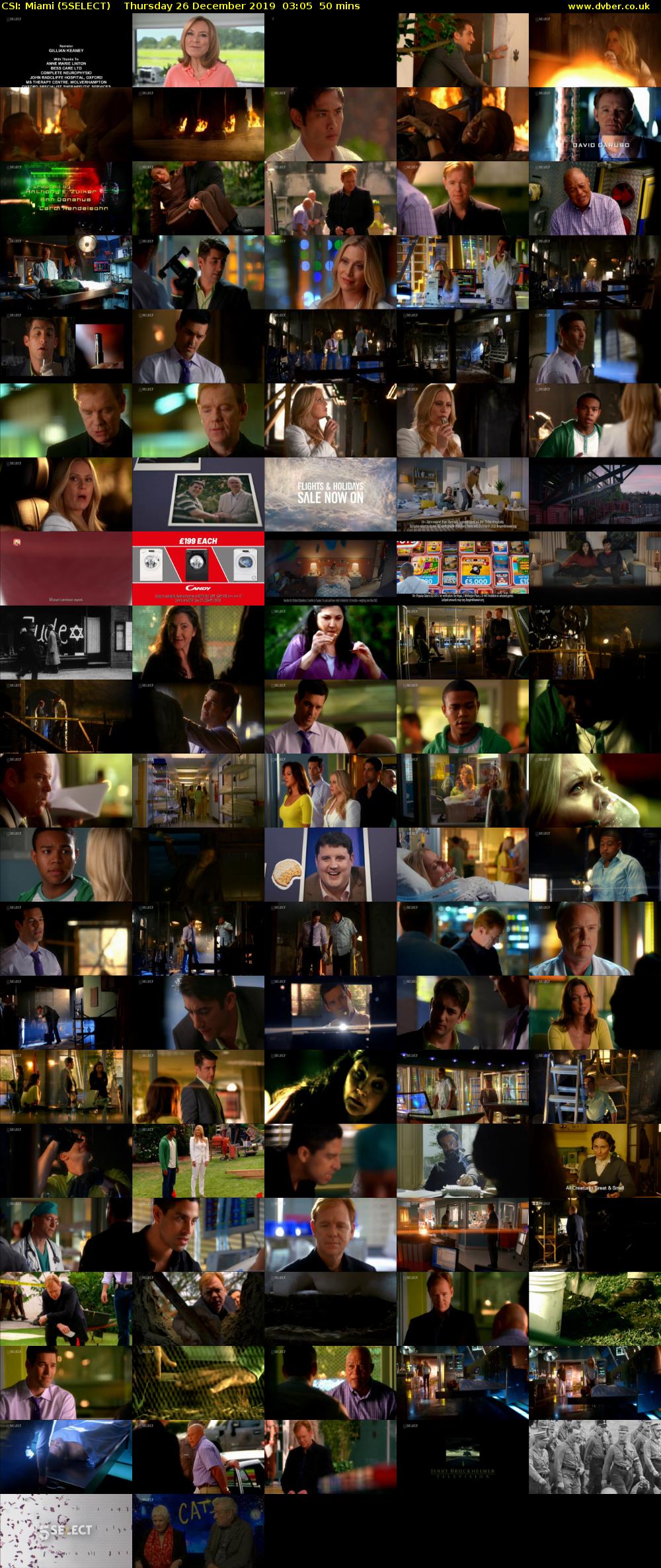 CSI: Miami (5SELECT) Thursday 26 December 2019 03:05 - 03:55