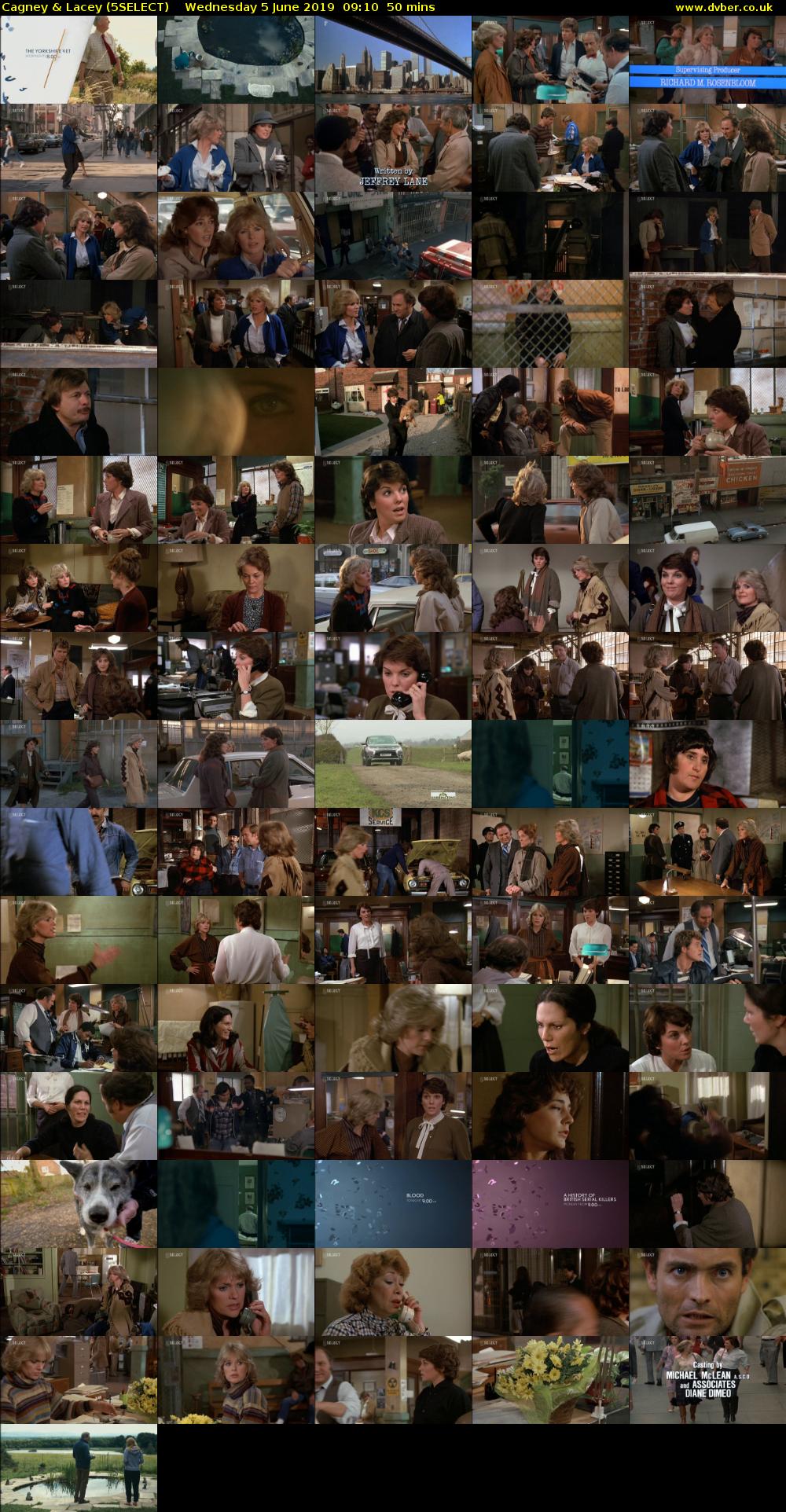 Cagney & Lacey (5SELECT) Wednesday 5 June 2019 09:10 - 10:00