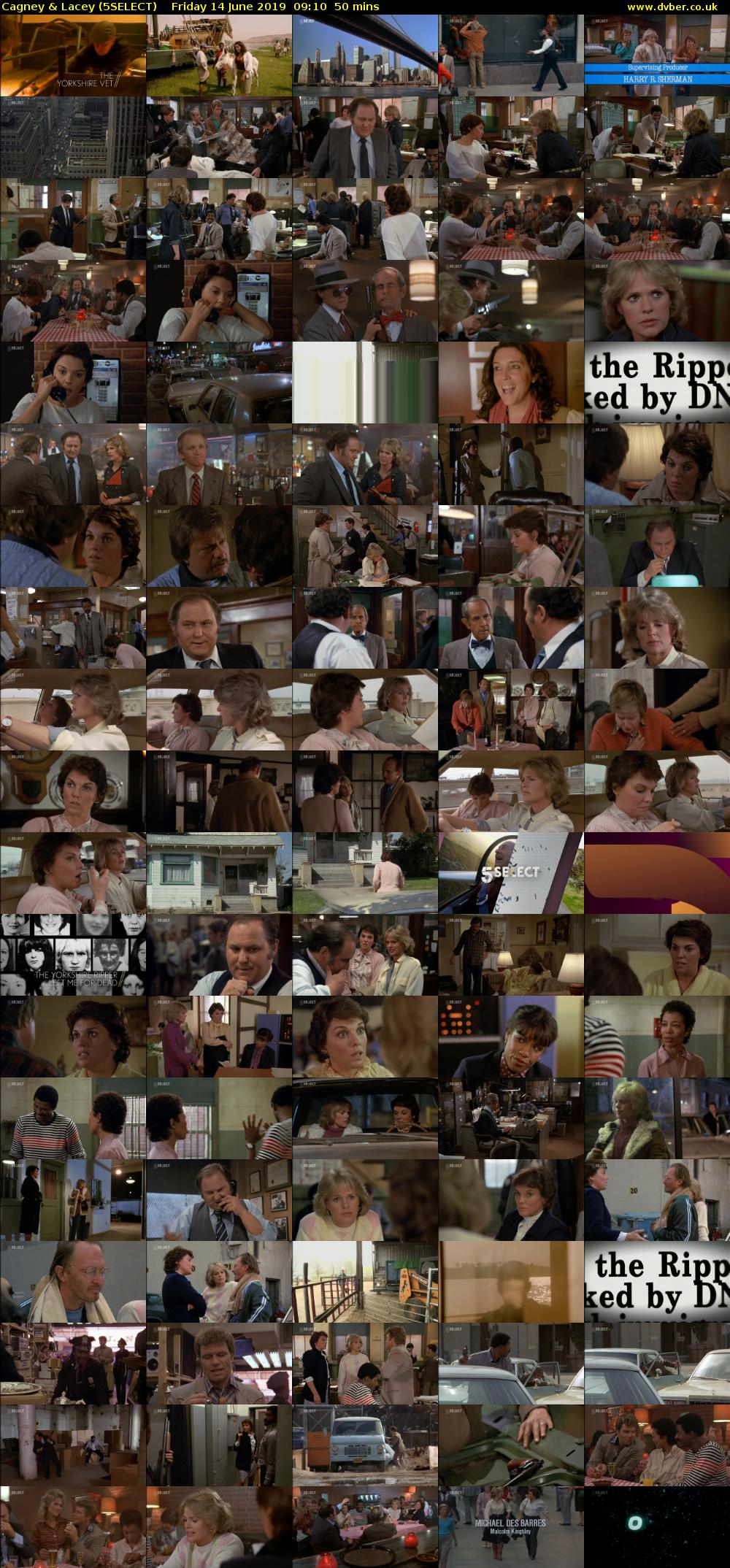 Cagney & Lacey (5SELECT) Friday 14 June 2019 09:10 - 10:00