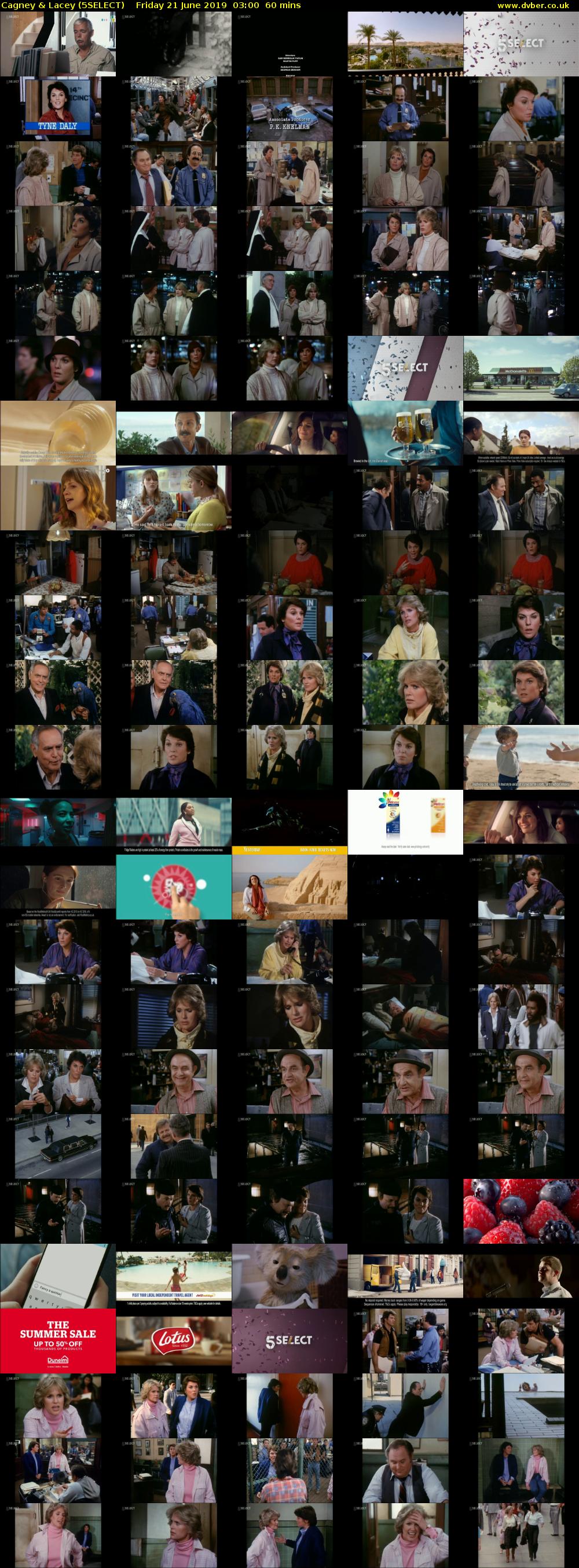 Cagney & Lacey (5SELECT) Friday 21 June 2019 03:00 - 04:00