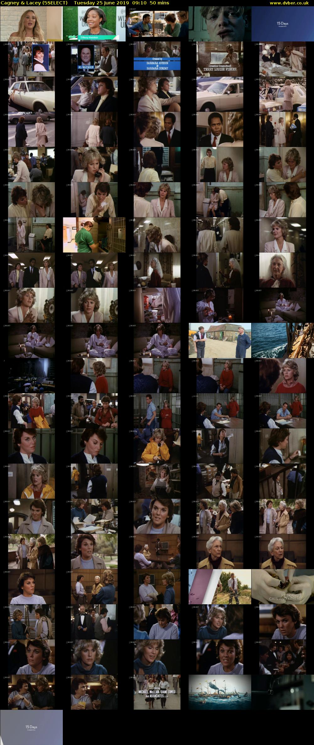 Cagney & Lacey (5SELECT) Tuesday 25 June 2019 09:10 - 10:00