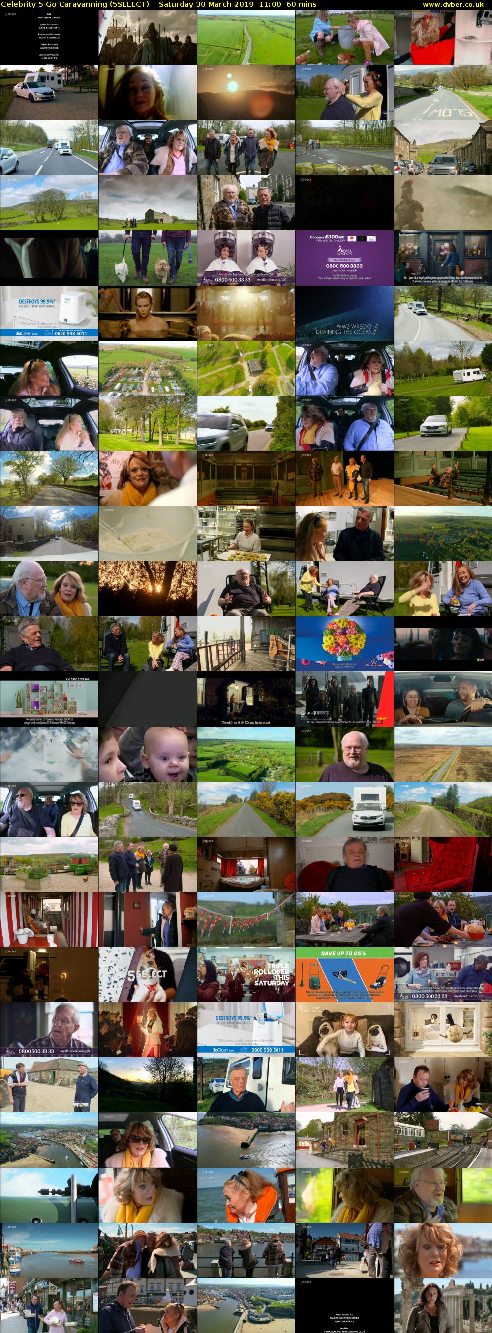 Celebrity 5 Go Caravanning (5SELECT) Saturday 30 March 2019 11:00 - 12:00