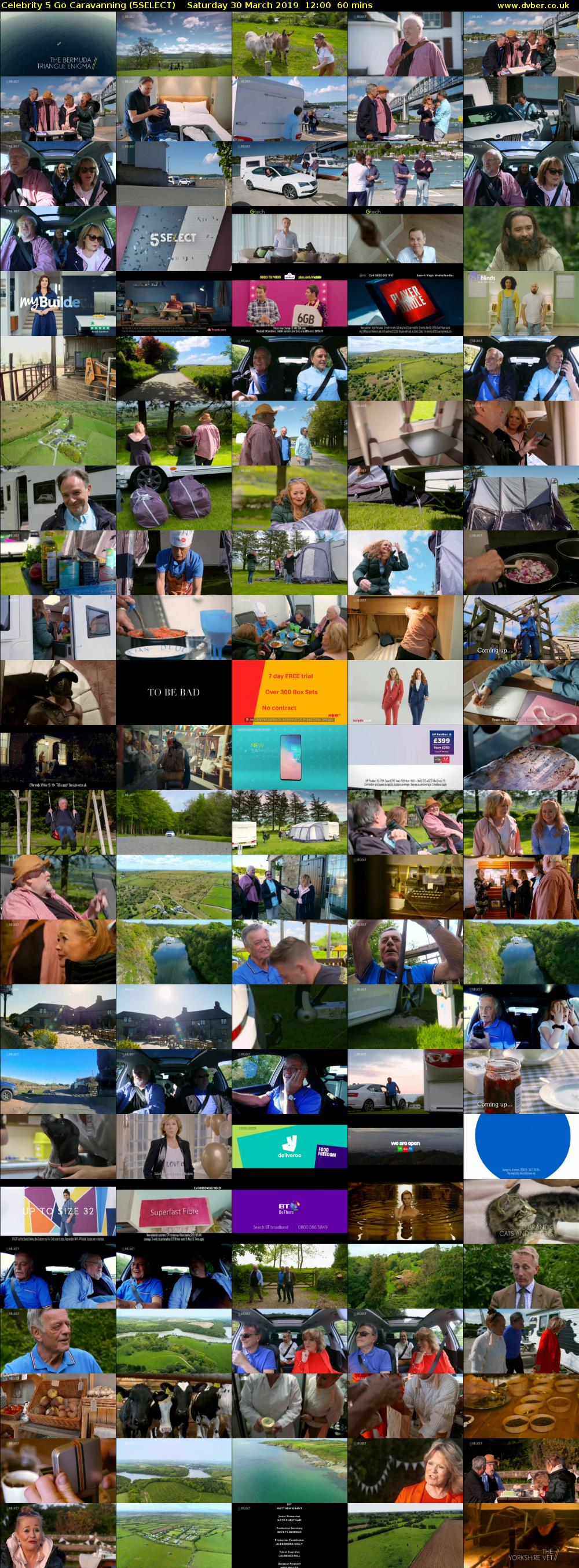 Celebrity 5 Go Caravanning (5SELECT) Saturday 30 March 2019 12:00 - 13:00