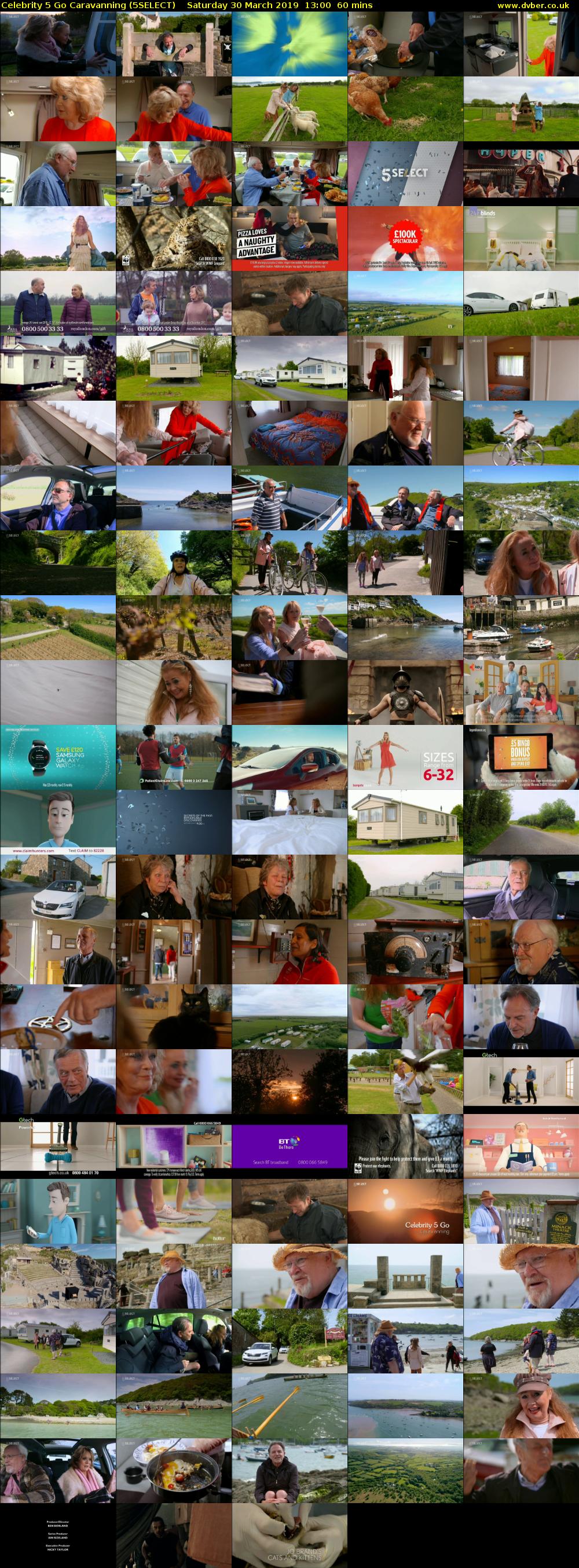 Celebrity 5 Go Caravanning (5SELECT) Saturday 30 March 2019 13:00 - 14:00