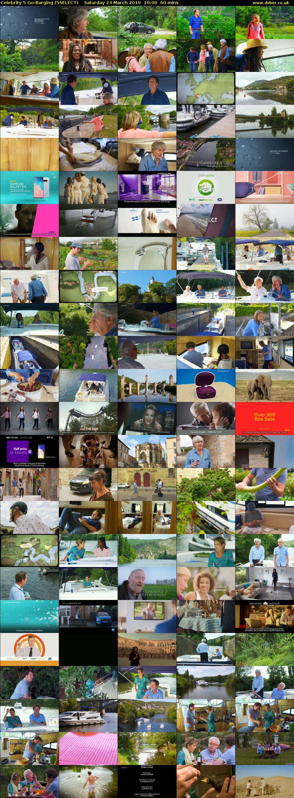 Celebrity 5 Go-Barging (5SELECT) Saturday 23 March 2019 10:00 - 11:00