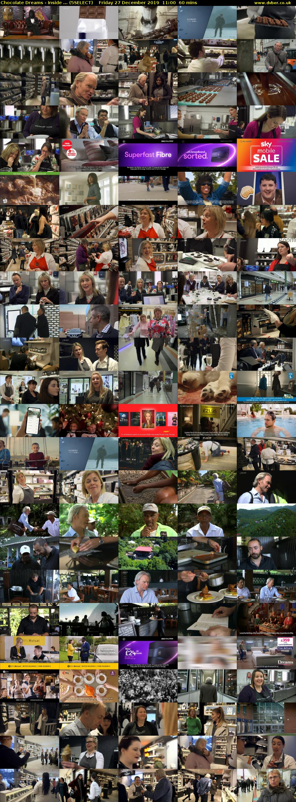 Chocolate Dreams - Inside ... (5SELECT) Friday 27 December 2019 11:00 - 12:00