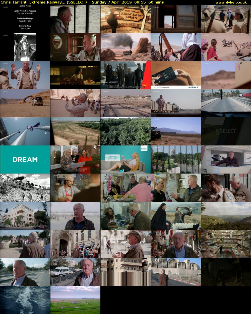 Chris Tarrant: Extreme Railway... (5SELECT) Sunday 7 April 2019 09:55 - 10:55