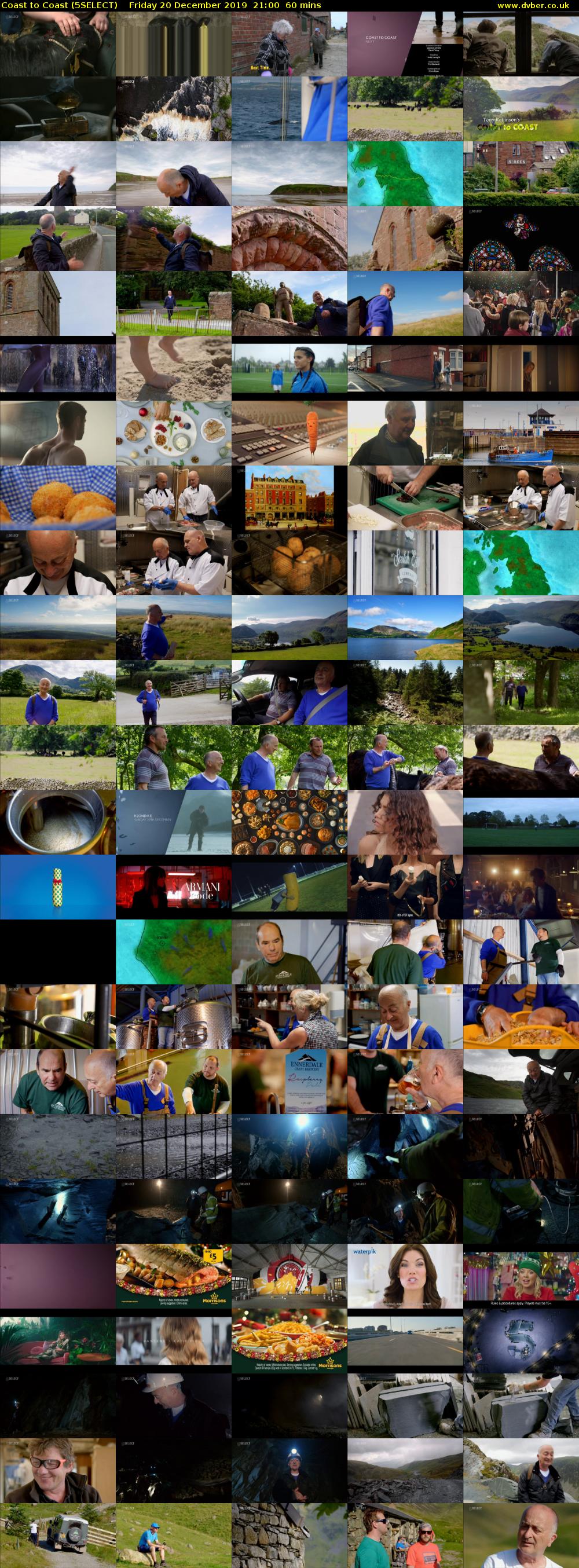 Coast to Coast (5SELECT) Friday 20 December 2019 21:00 - 22:00