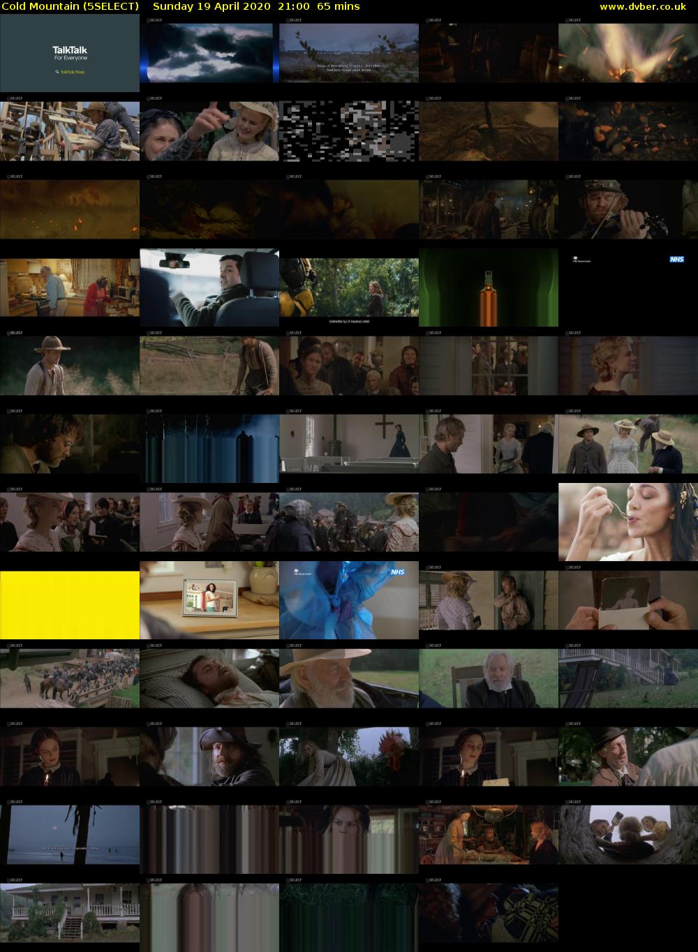 Cold Mountain (5SELECT) Sunday 19 April 2020 21:00 - 22:05