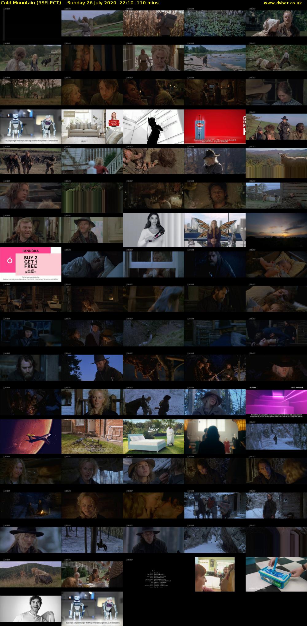 Cold Mountain (5SELECT) Sunday 26 July 2020 22:10 - 00:00