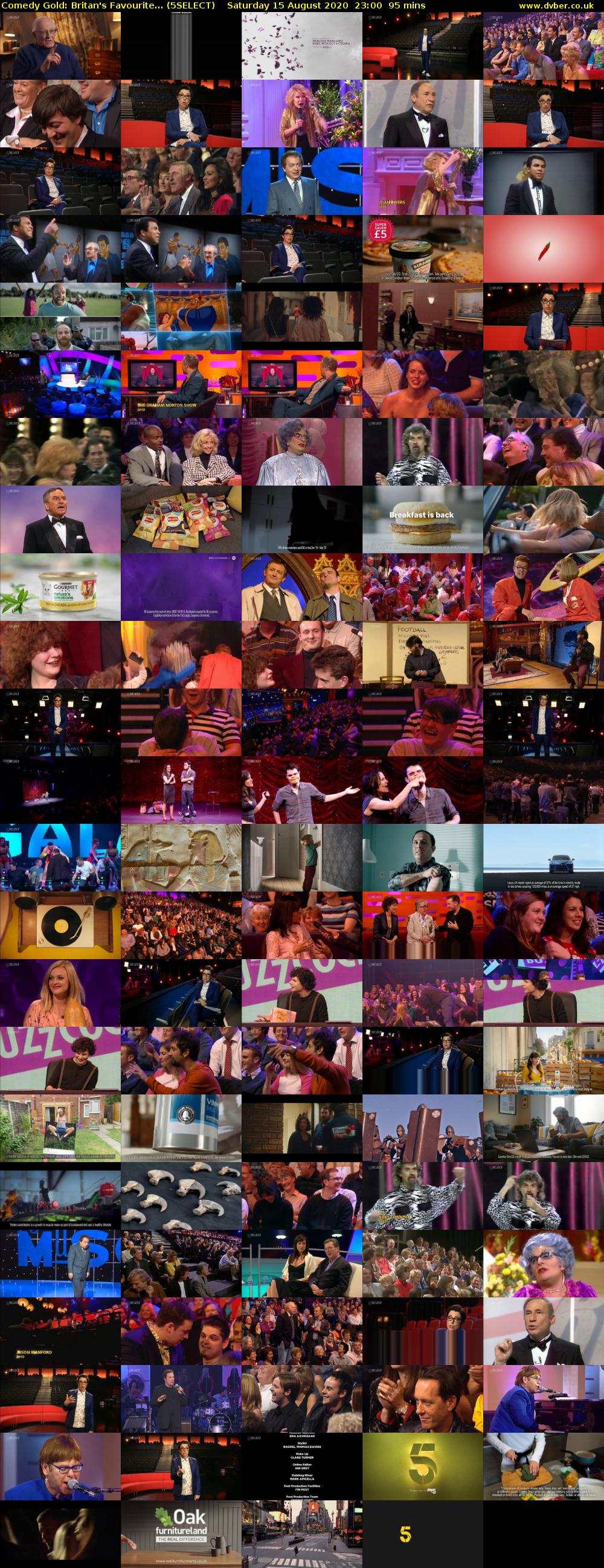 Comedy Gold: Britan's Favourite... (5SELECT) Saturday 15 August 2020 23:00 - 00:35