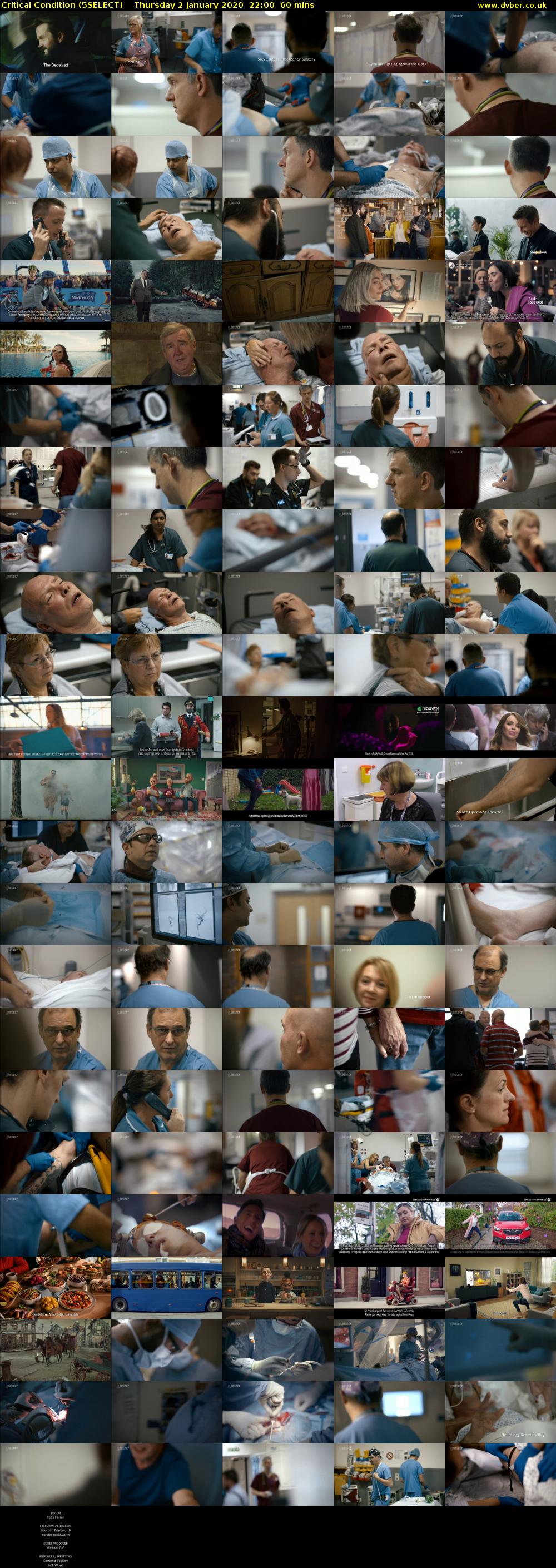 Critical Condition (5SELECT) Thursday 2 January 2020 22:00 - 23:00
