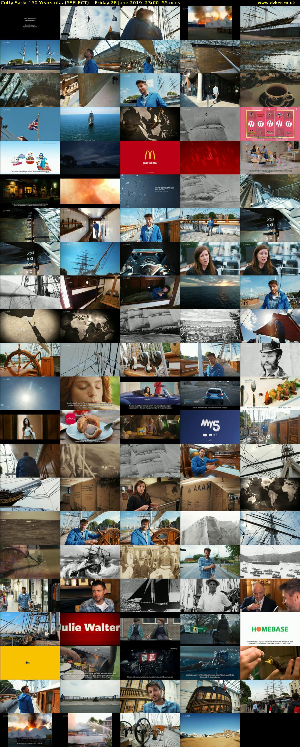 Cutty Sark: 150 Years of... (5SELECT) Friday 28 June 2019 23:00 - 23:55