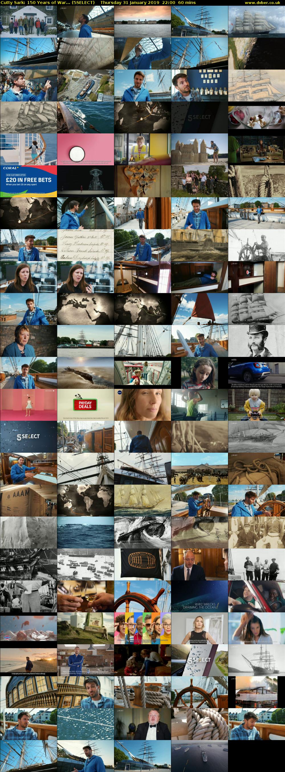 Cutty Sark: 150 Years of War... (5SELECT) Thursday 31 January 2019 22:00 - 23:00