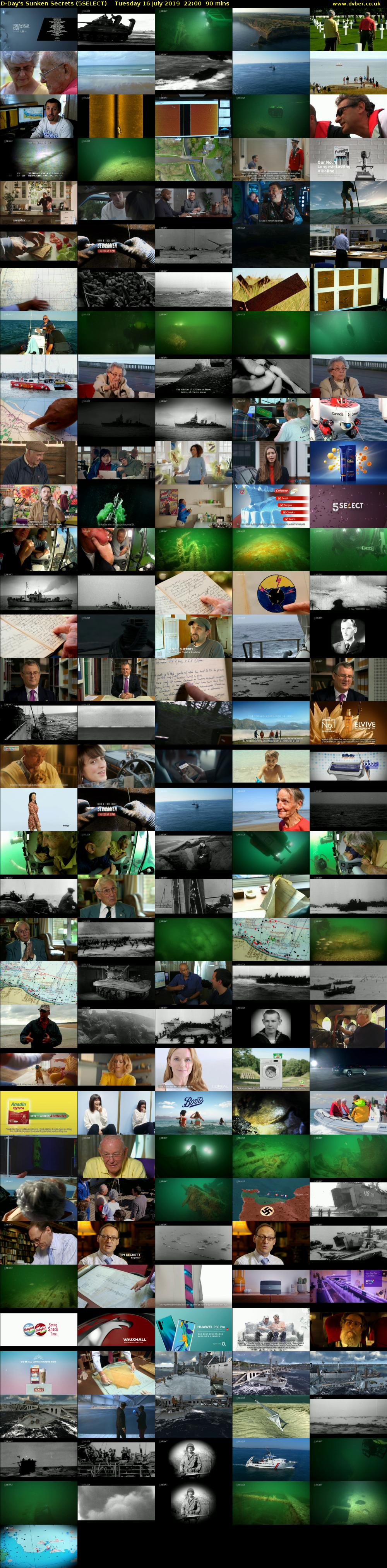 D-Day's Sunken Secrets (5SELECT) Tuesday 16 July 2019 22:00 - 23:30