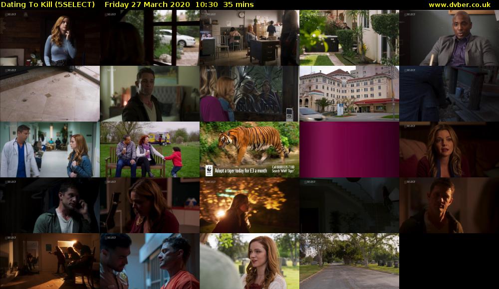 Dating To Kill (5SELECT) Friday 27 March 2020 10:30 - 11:05