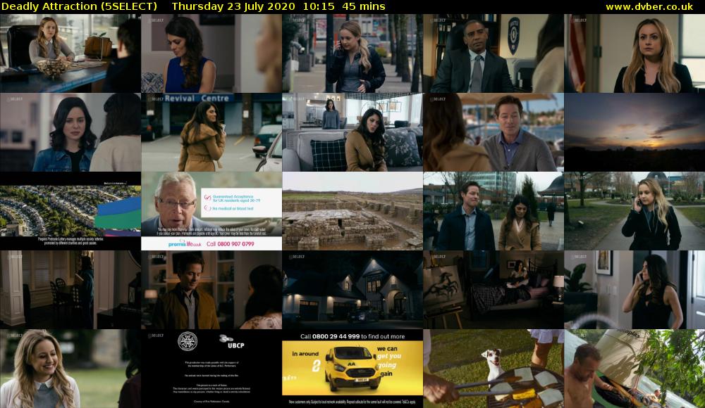 Deadly Attraction (5SELECT) Thursday 23 July 2020 10:15 - 11:00