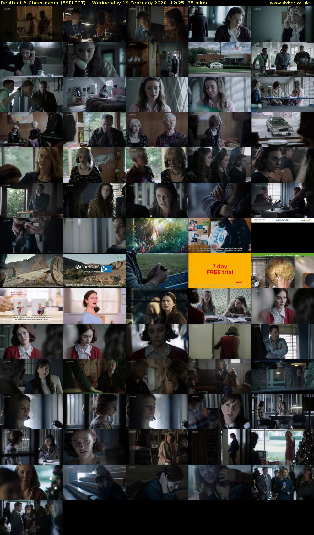 Death of A Cheerleader (5SELECT) Wednesday 19 February 2020 12:25 - 13:00