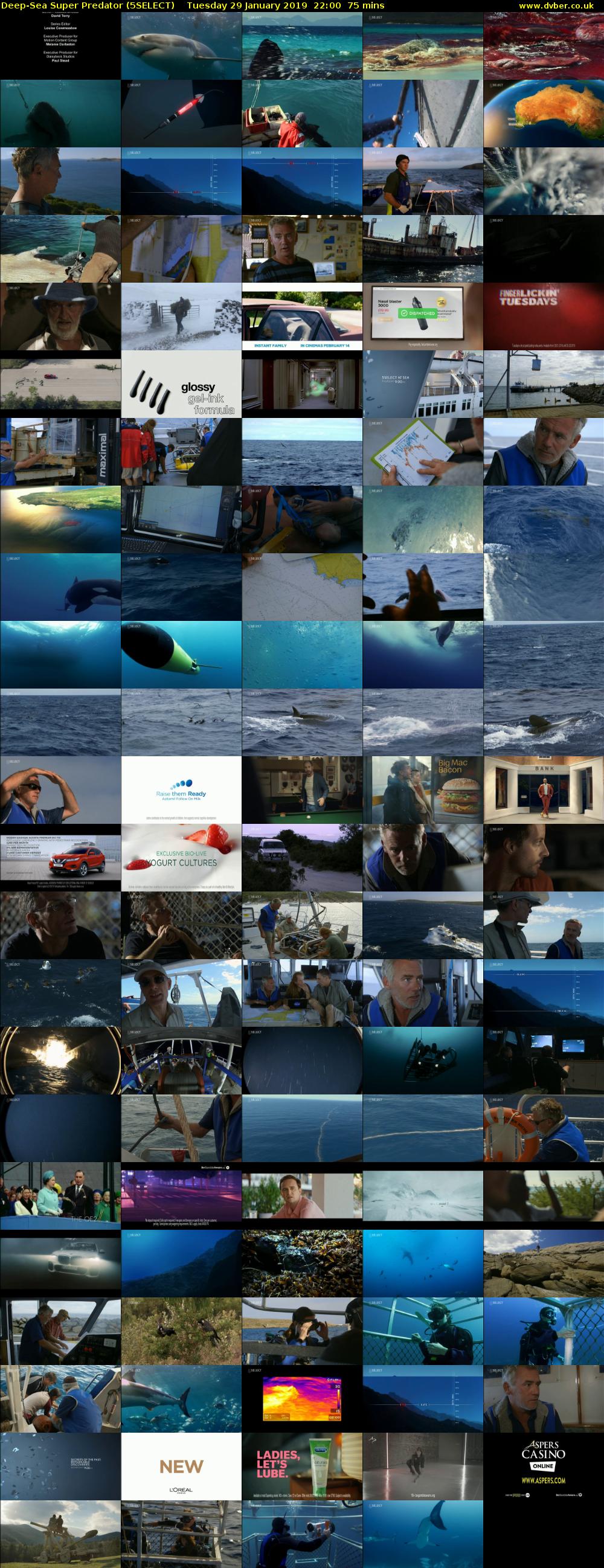 Deep-Sea Super Predator (5SELECT) Tuesday 29 January 2019 22:00 - 23:15