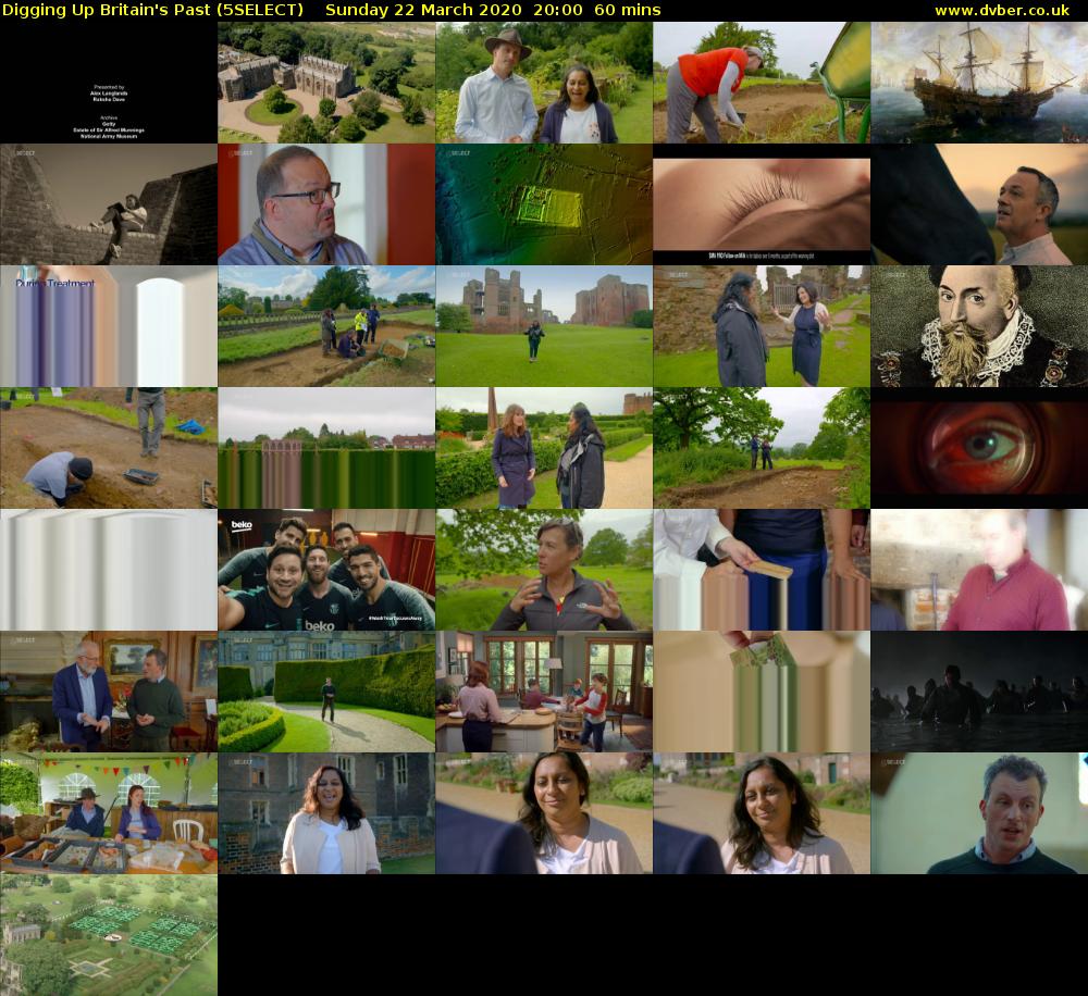 Digging Up Britain's Past (5SELECT) Sunday 22 March 2020 20:00 - 21:00