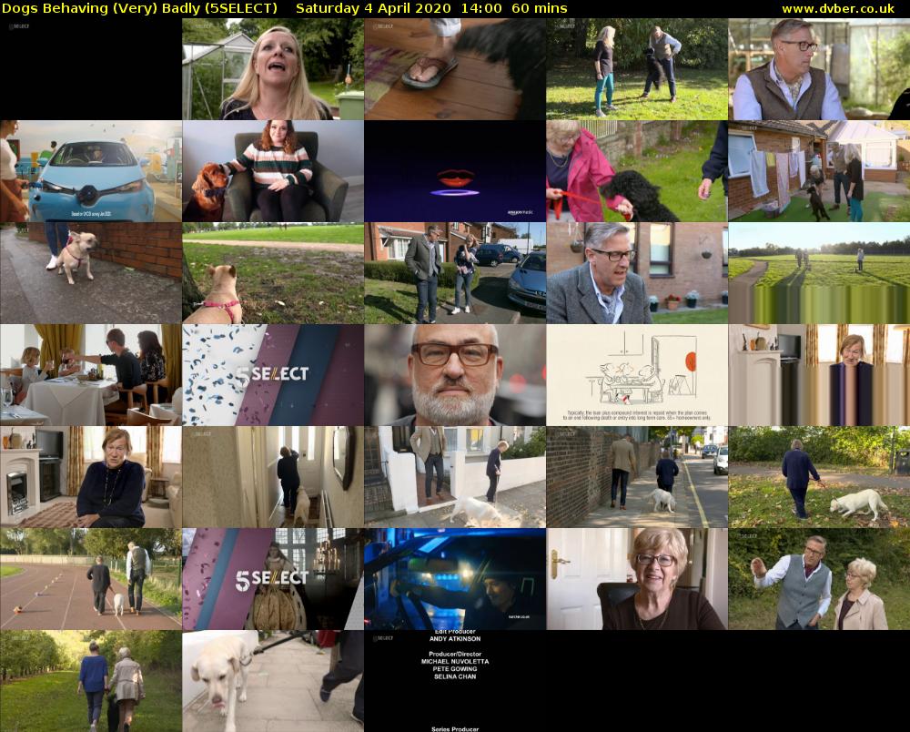 Dogs Behaving (Very) Badly (5SELECT) Saturday 4 April 2020 14:00 - 15:00