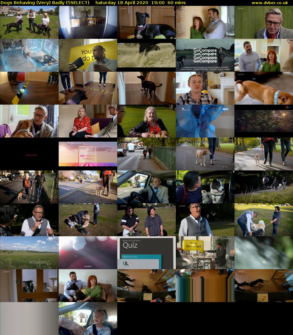 Dogs Behaving (Very) Badly (5SELECT) Saturday 18 April 2020 19:00 - 20:00
